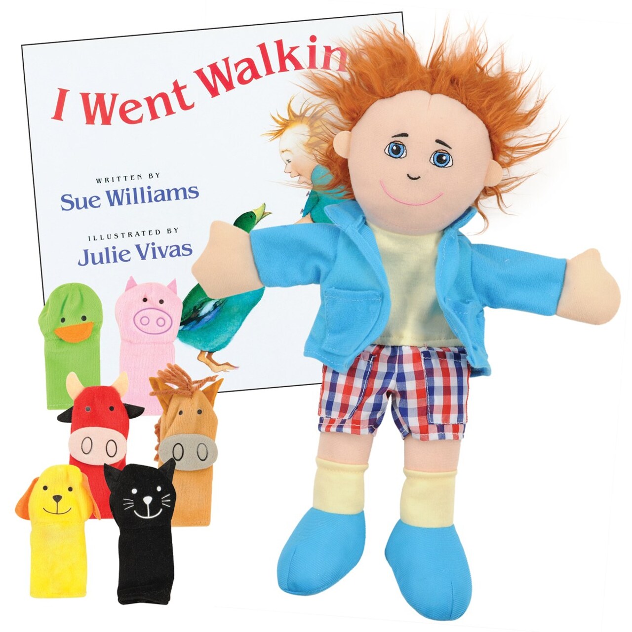 Kaplan Early Learning Company I Went Walking Story Set and Book